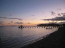 Zonsondergang op Fiji