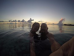 Sunset Bora Bora - So romantic these two