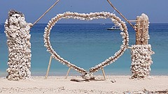 Love at Gili Meno beach