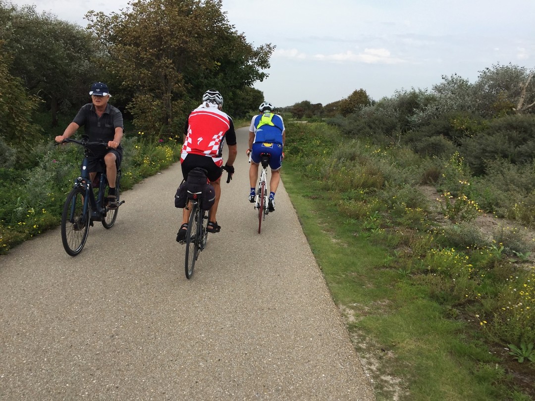 Opgehaald door fietsvriend uit Katwijk.