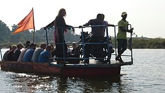 across the hampi river