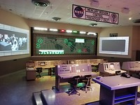 Het commandocentrum gebruikt voor de eerste maanvlucht