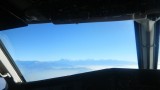 uitzicht vanuit de cockpit