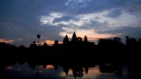 zonsopgang bij Angkor Wat