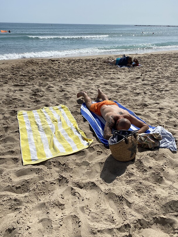 Op het strand van El Campello