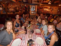 In het Italiaanse restaurant