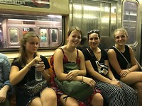 In de metro