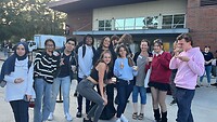 Nieuwe internationale student op bbq