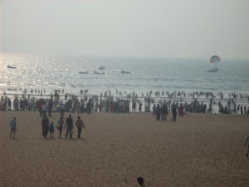 Locals on te beach