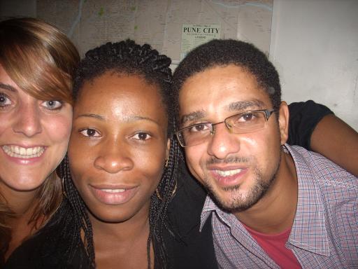 Feestje thuis, met Pamela en Robbert