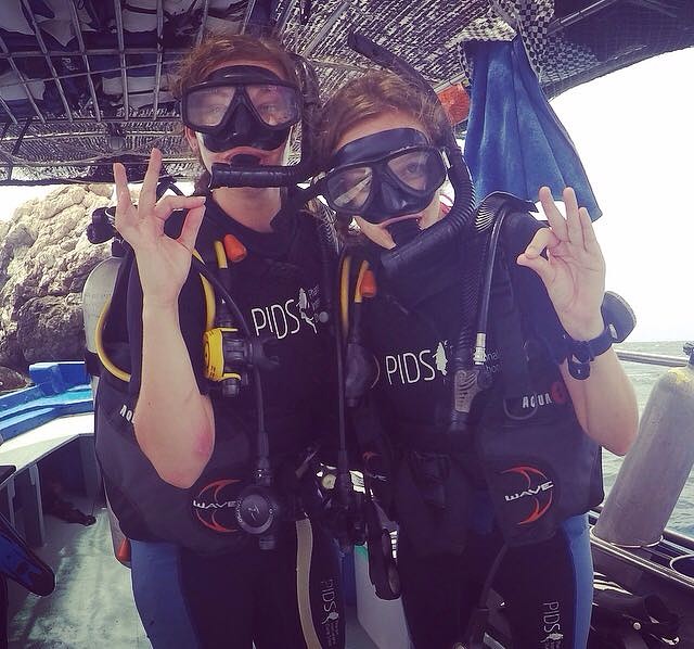 Getting our PADI 