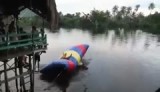 I believe I can fly (Rea). Fantastic blob at Arcadia Backpackers