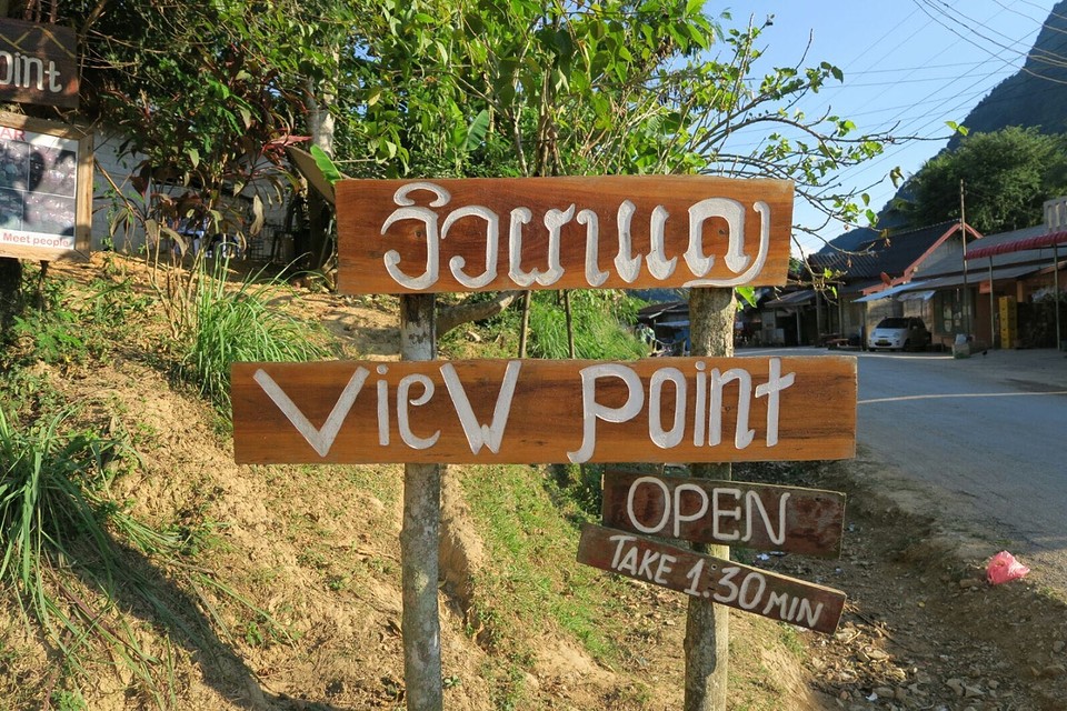 Start of the view point trekking