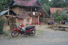 Street life in Laos