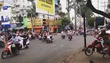 Crazy traffic in Ho Chi Minh city!