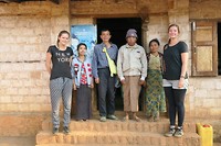 Our overnight stay family from the second night! The dutchies are so tall...