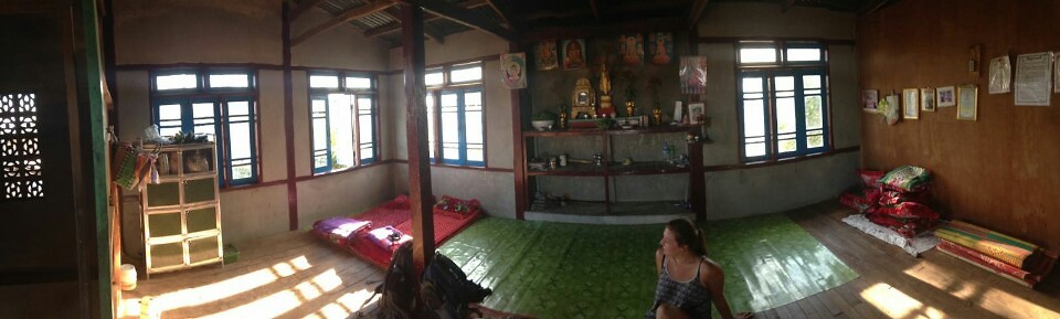 The inside of a local house in one of the small villages