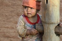 Maybe one of the cutest kids we've seen in Myanmar