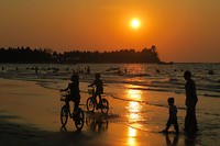 What a lovely sunset at Chaung Thar