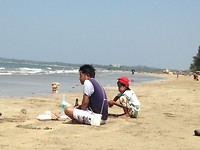 Father with his son