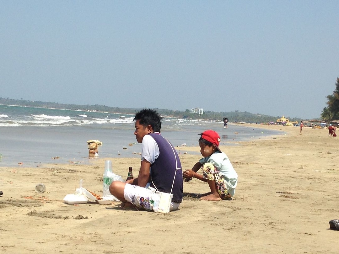 Father with his son