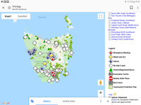 Website waarschuwing bushfires