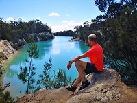 Little blue lake