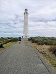 Cape Leeuwin het meest ZW punt van Australië waar twee oceanen botsen