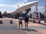 Air-space museum op vliegdekschip
