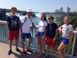 Brug op grens USA- Canada Niagara