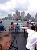 Skyline Boston van island-ferry
