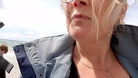 Het noordelijkste puntje van Denenmarken,  waar de Noordzee en de Oostzee elkaar ontmoeten