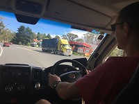 Papa rijden aan de linkerkant, gek hoor