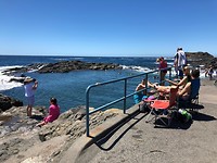 Ons plekje aan de rock pool