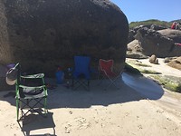 Ons plekje op het strand