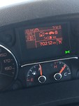Kilometerstand van de camper aan het einde van onze rit. In totaal 3256 km gereden
