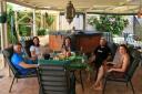 Sander, Irene, Susan, Alan en Lynn