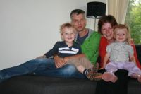 Rogier, Susan, Bas en Laura