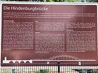 De legende van die Hindenburgbrucke