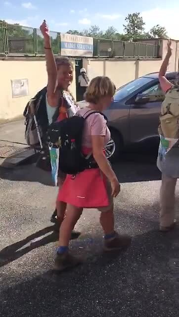Vertrek naar Rome, onze laatste stapdag.