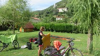 2018 Camping net boven Trieste in Slovenië