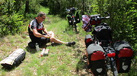Picknick langs de weg