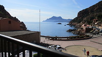 Uitzicht vanaf ons balcon