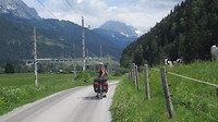 Fietspad dal van de Enns