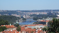 Uitzicht op Praag