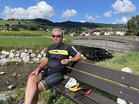 Pauze op weg naar Kandersteg