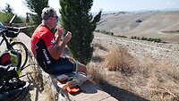 Lunchen met uitzicht over Le Crete