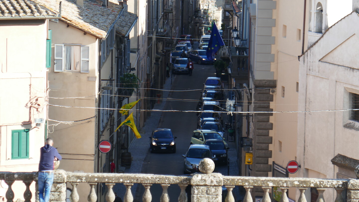 UItzicht vanuit Villa Farnese