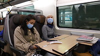 Trein naar Napels