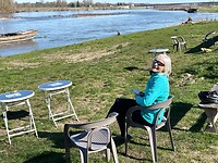 Pauze in de zon langs de Loire